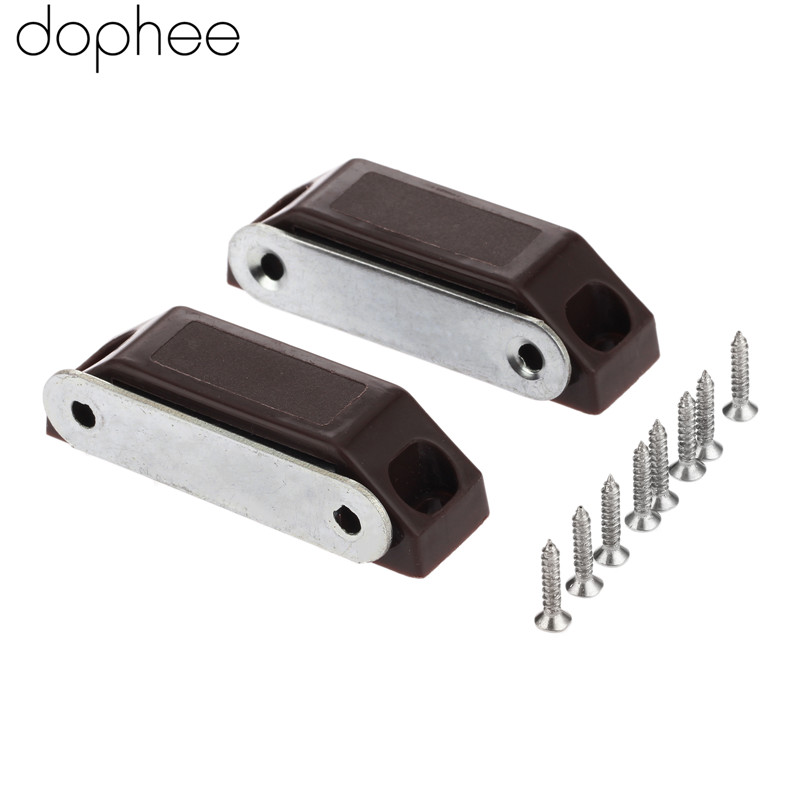 59*16mm Magnetic Door Fänge Küchenschrank Garderobe Magnetschrank Latch Fang Möbelhardware mit Schrauben 