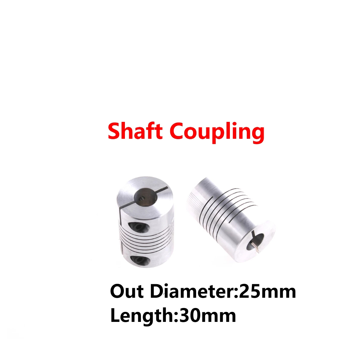 D25L30 Stepper Motor Jaw Shaft Coupling 5mm To 12mm Flexible Coupler 3D Printer Couple Joint Encoders Engraving Machine CNC