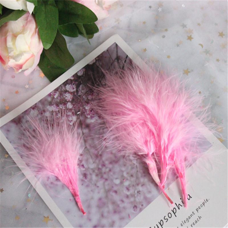 Penas de peru 2-4 polegadas 7-10cm Plumes de frango Plumes de peru marabou penas para carnaval Halloween Chralm Christmas Diy Craft Decor