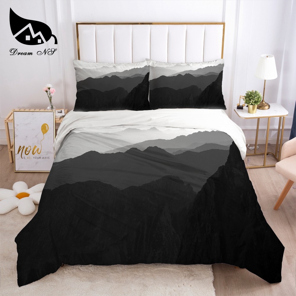 Dream ns Night View of the Sea Moonlight Art Bedding Home Textiles Set King Queen Bed Glozen Dekbedoverslag Beddengoed Set Bed Linnen