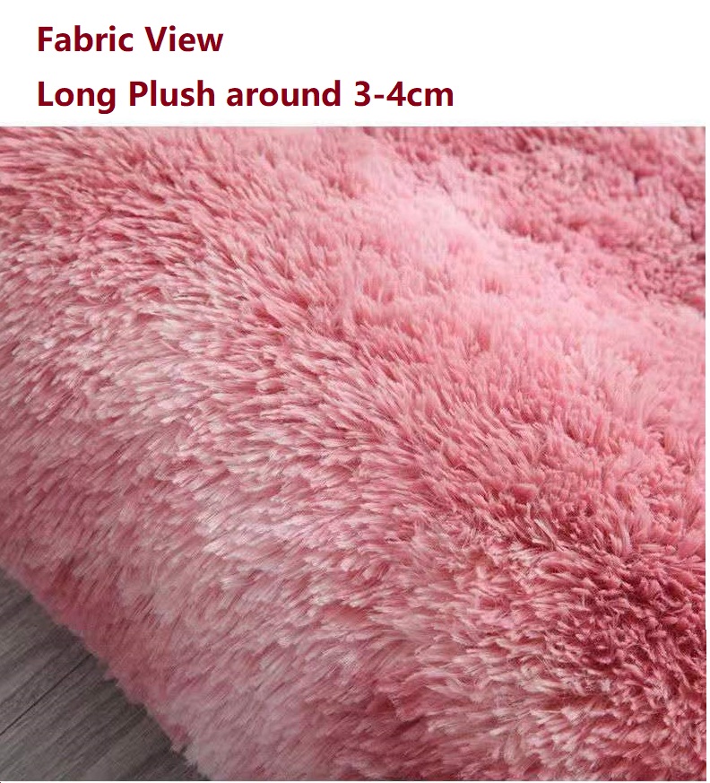 Tie Dye Carpet Plush Floor Fluffy Mats Bedside Area Rug for Living Room Gradient Non-slip Kids Room Soft Rugs