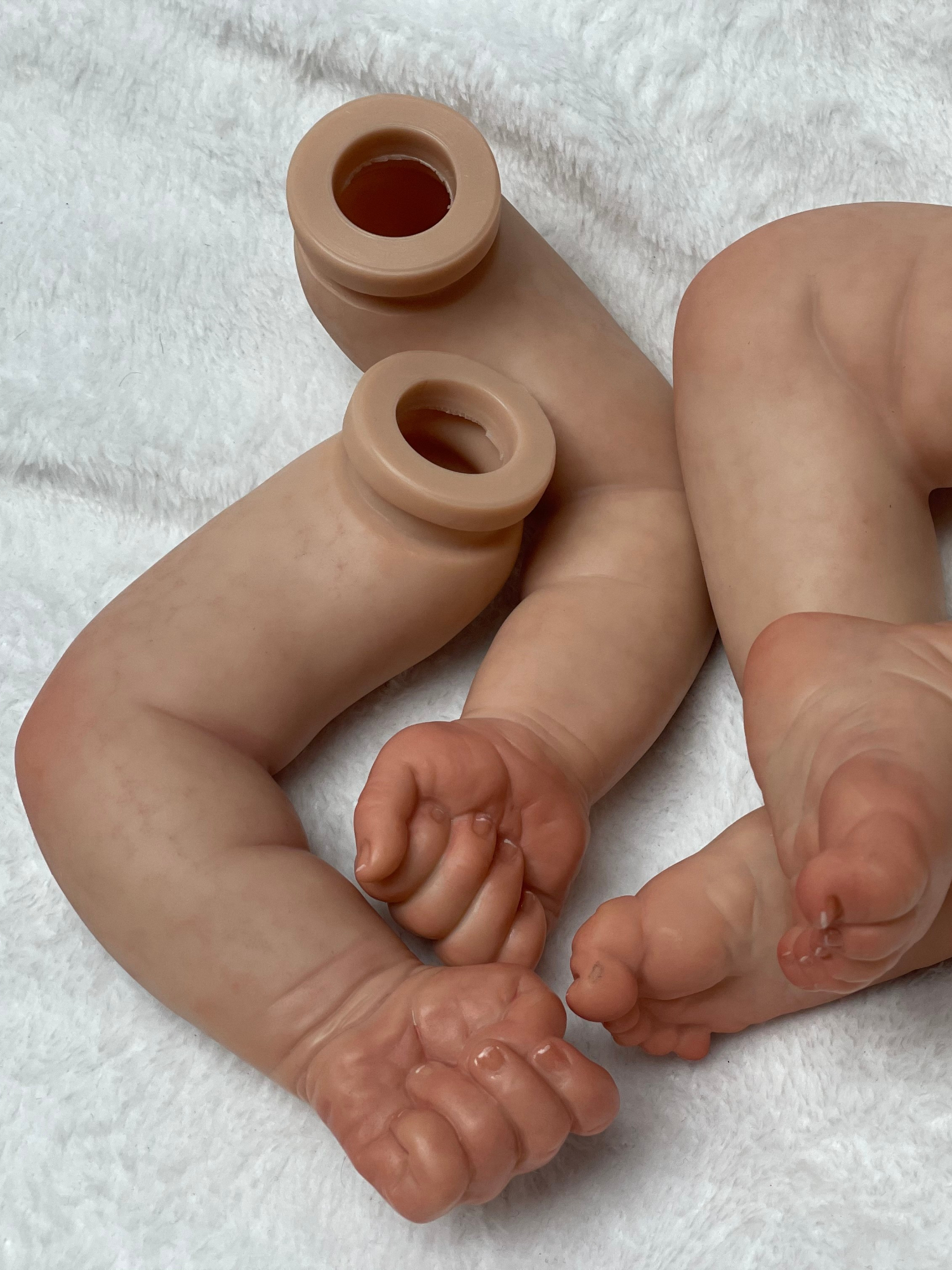 Elijah 18 polegadas UN/pintado Bebe Reborn Doll Kits