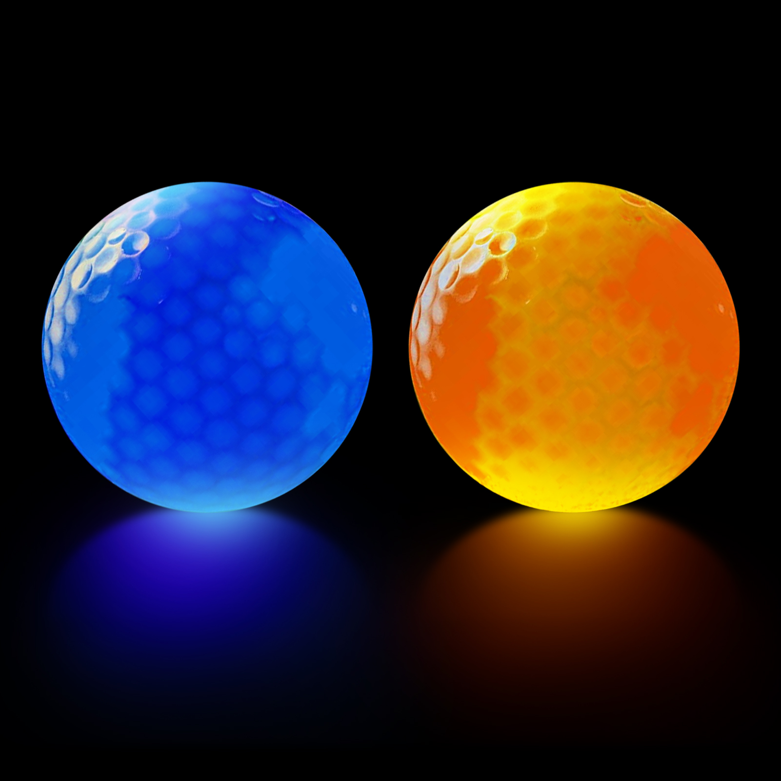 2022 NOUVEAUX balles de golf lumineuses menant les balles de golf éclatantes la nuit des balles de golf