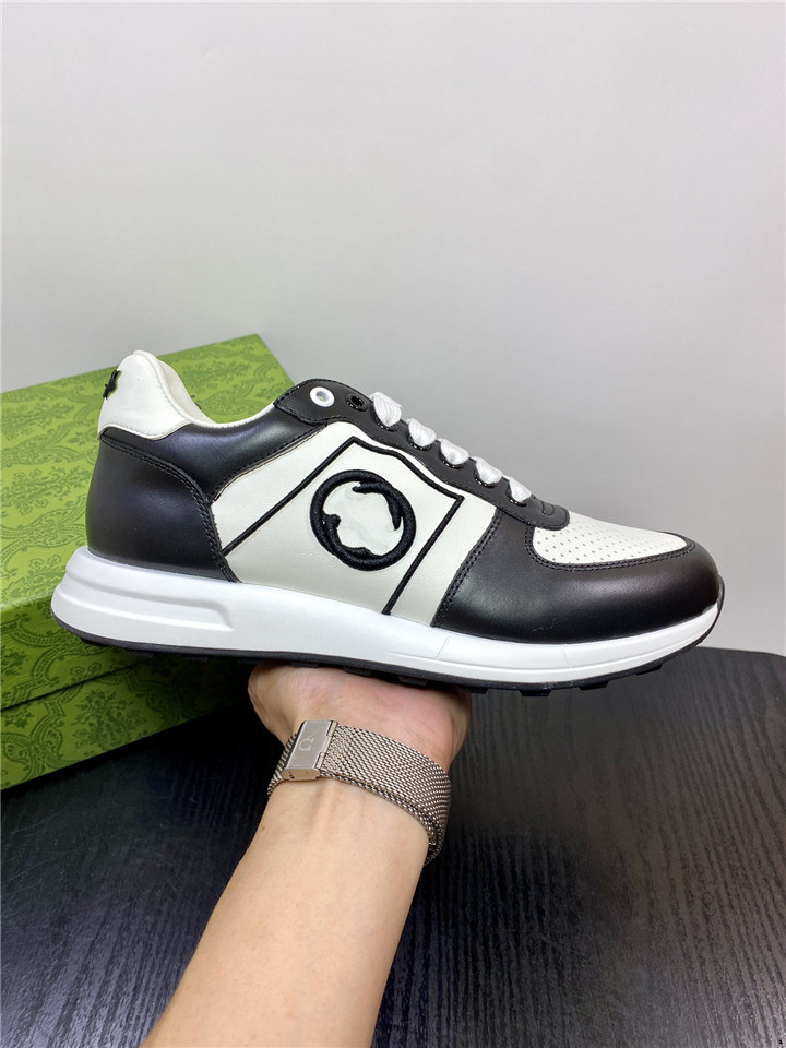 Men Women Americas Cup Leather Sneakers Hoogwaardige Patent Leather Flat Trainers Black Mesh Lace-Up Designer Casual Shoes Outdoor Runner Sportschoenen Maat 35-45