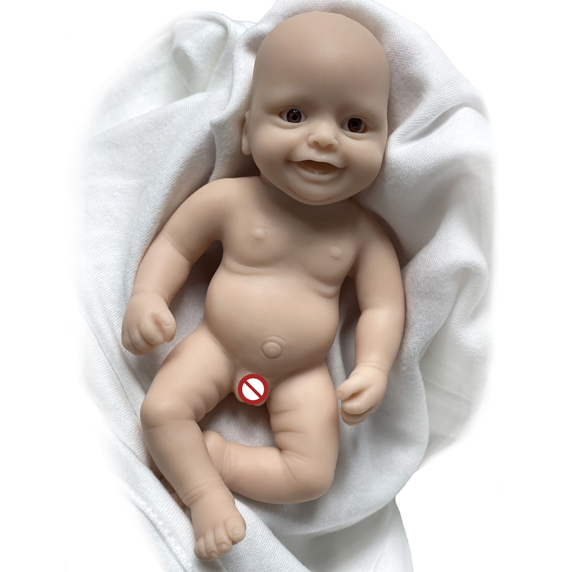 Saskia 6 inç Yumuşak Tam Katı Silikon Bebe Bebe Reborn Bebek El Yapımı Güzel Bonecas Reborn Corpo Todo De Silikon