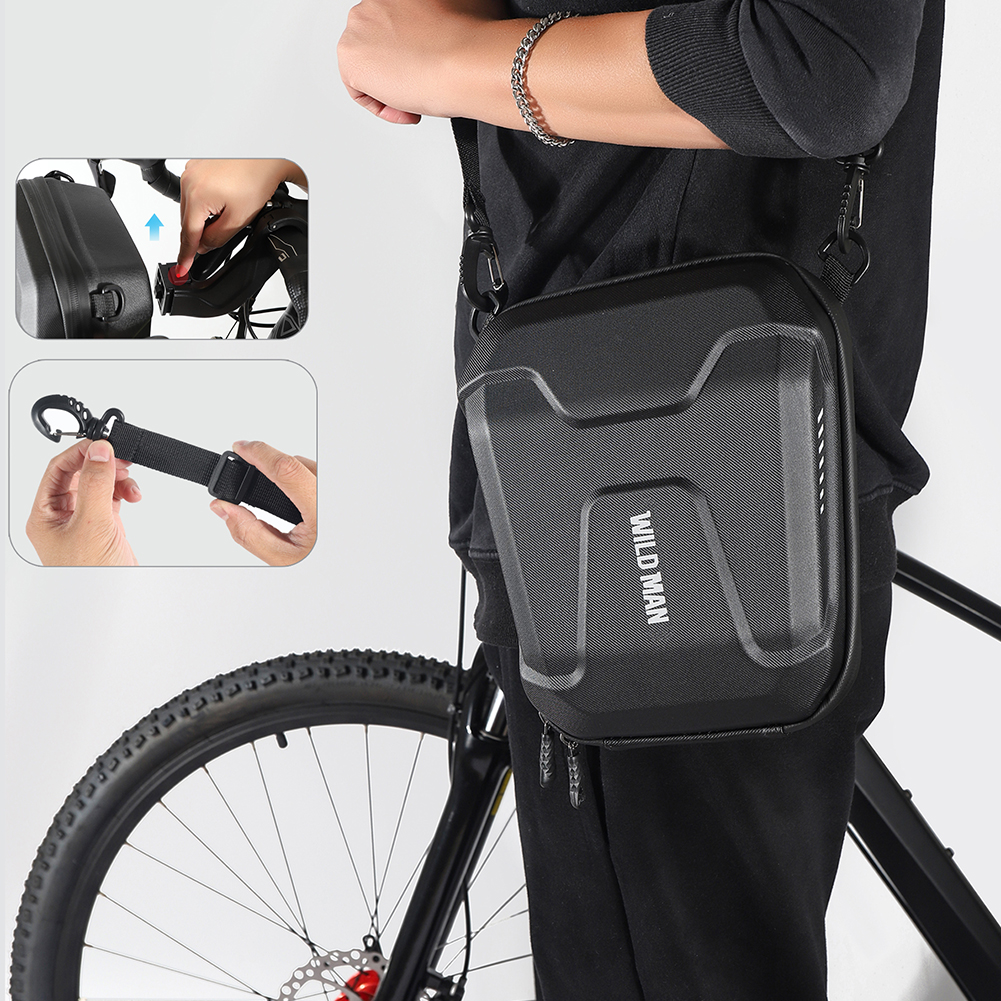 Bicycle Bac Handbar Sacs Mountain Mtb Road Road Road Hard Shell Téléphone Case de scooter électrique Poute d'équipement d'équitation Pièces