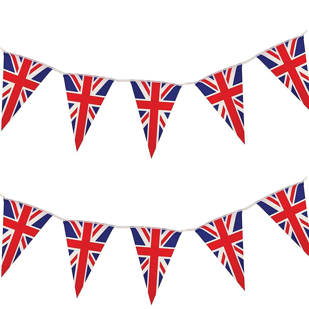 Bandeira da bandeira da Inglaterra pendura bandeiras queen dia de cordas bandeiras de festa para celebrações festas de rua queen platinum jubileu