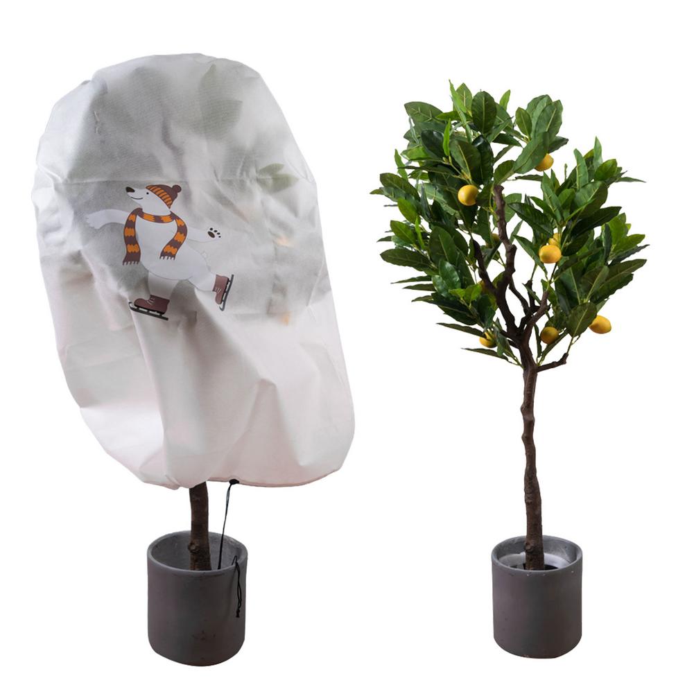 Winter New Christmas Outdoor Garden Xmas Tree Greenhouse Plant Insect-proof Warm Cover Bag Warm Cover Plant Protecting Bag