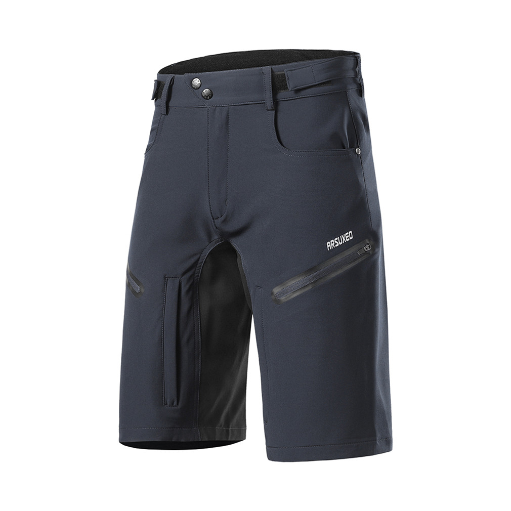 Novos masculinos de ciclismo de ciclismo solto de bicicleta de bicicleta rápida Shorts de carga seca ao ar livre esportes de calças curtas respiráveis