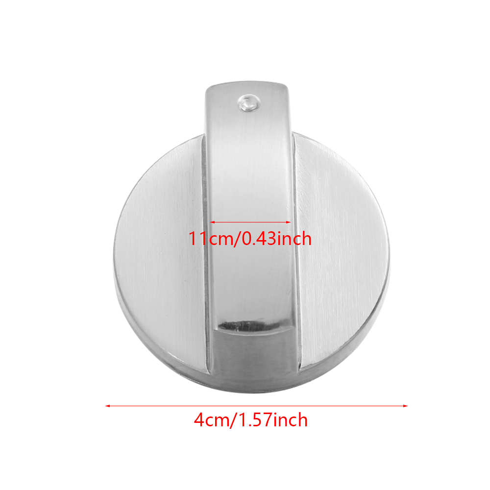 2st 6/8mm Köksspis Gasugn Ugn Universal Metal Rotary Switch Control Knobs Ersättare Cooktop Accessories