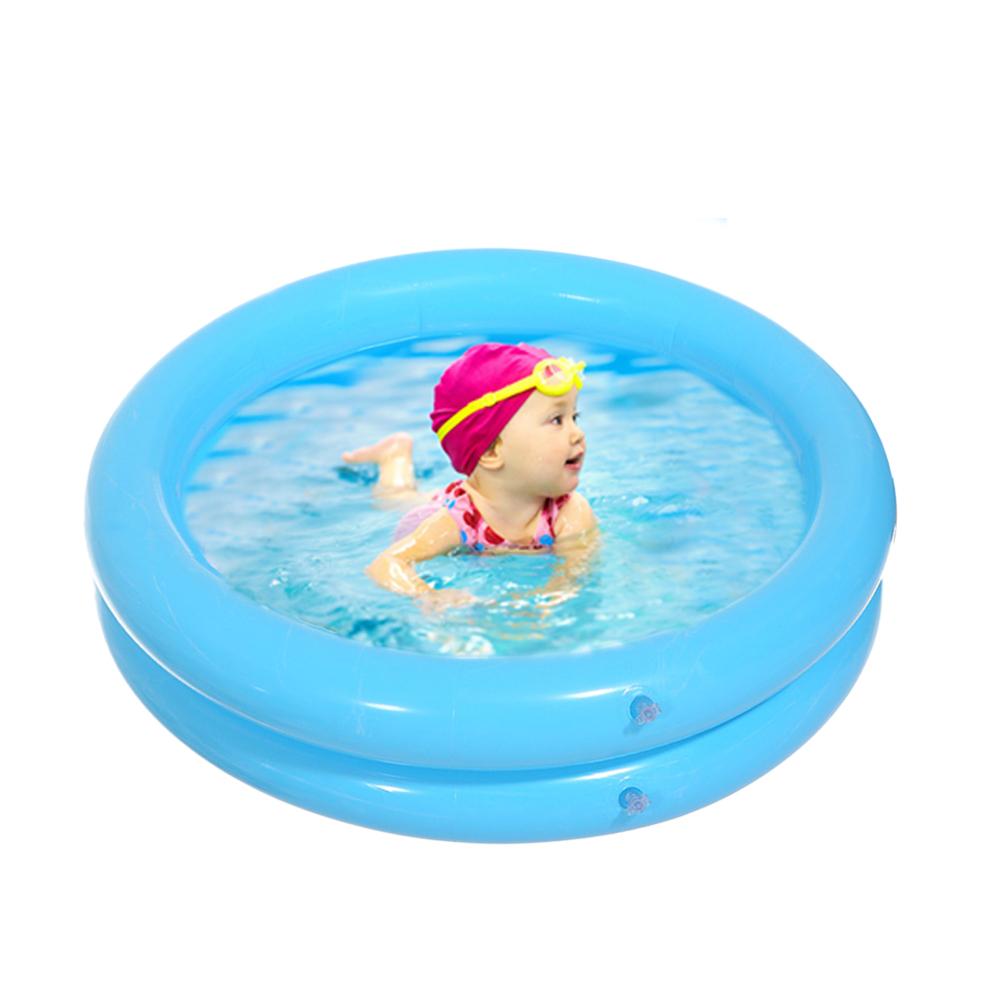 Piscina iiable piscina spessa piscina con piscina estate giocattoli acqua offerta azzurro bambini bambini adulti 65x65 cm