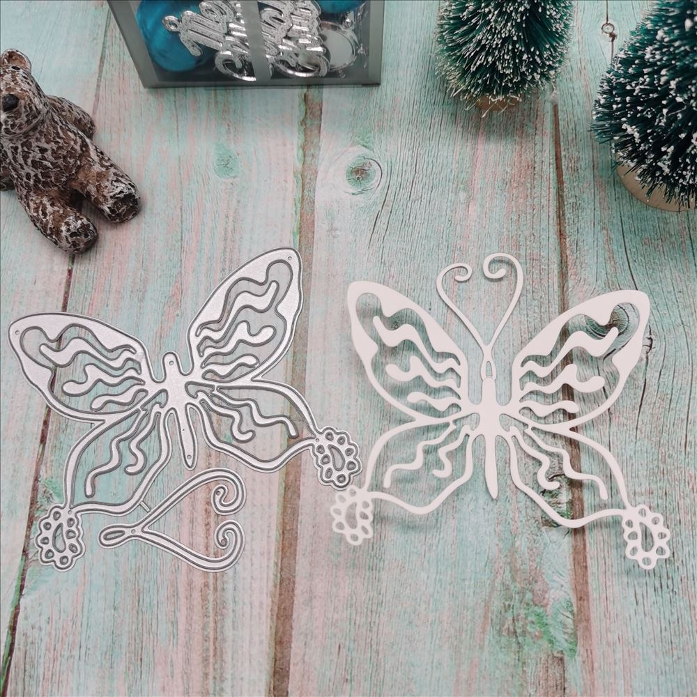 Ali aperte Butterfly Metal Ticks muore nuovo scrapbooking Album fai -da -te Embossing Carta Carta di carta Modelli