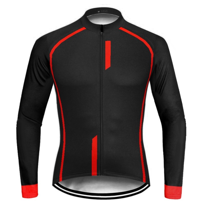 Jesien/Spring Cycling Jersey Mans cienki długie rękawowe wyścigi górskie Ubranie rowerowe Maillot Ropa Ciclismo Oddychająca kurtka