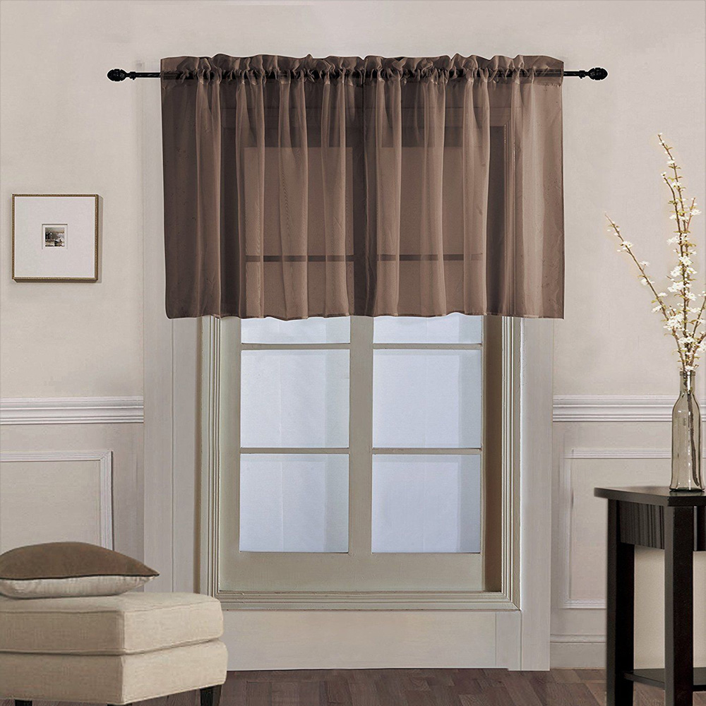 Grey Sheer Tulle Bedroom Valance Short Curtain For Living Room Kitchen Window Drapes Cafe Rainbow Transparent Tulle Curtains