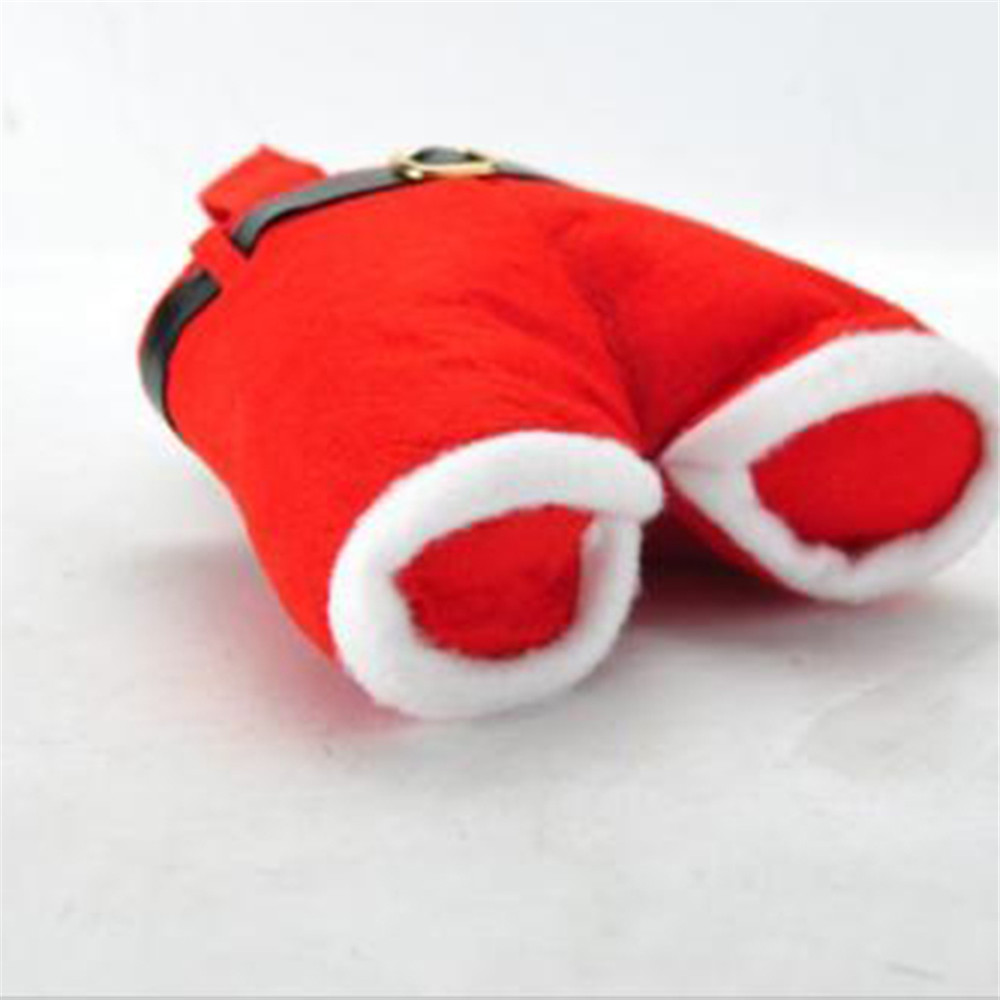 Kerstmis Santa Pants Large Handtas Candy Wine Cadeaum Bag Kerstfeest Decor Christmas Hand Hand Bag Pack Boxes