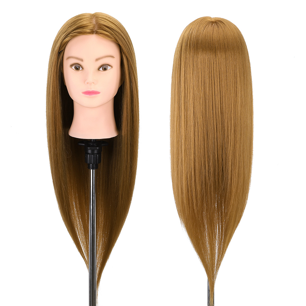 Cabeça de treinamento profissional de Neverland com 50% de cabelo real para cabeleireiro de cabeça de penteado para o cabeleireiro boneca de boneca