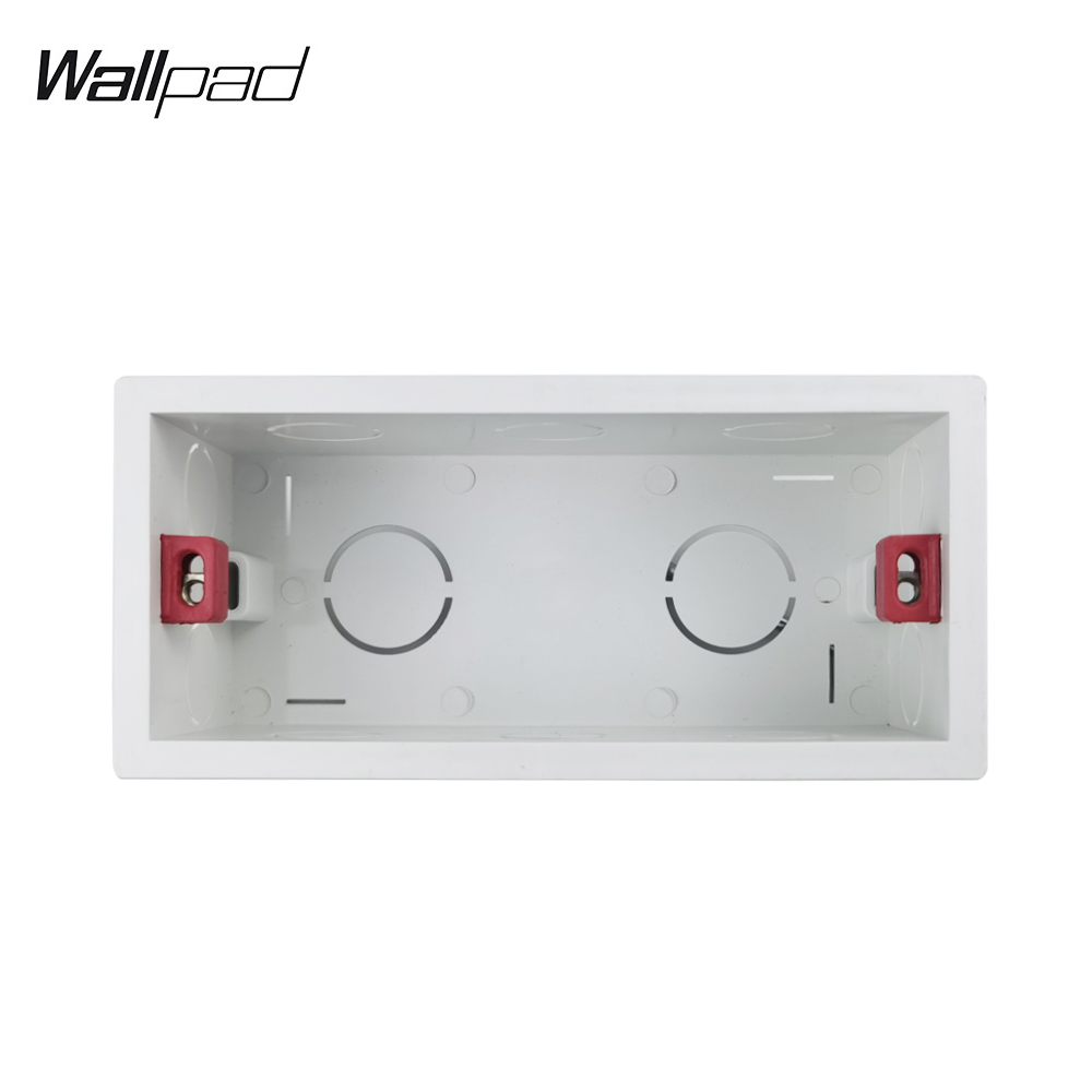 Wallpad 145*70mm IL AU US US WALL Mounting Rectangle Junk Box for 153*75mm Wall Switch Socket Cassette Back Hidden Box Box 9m