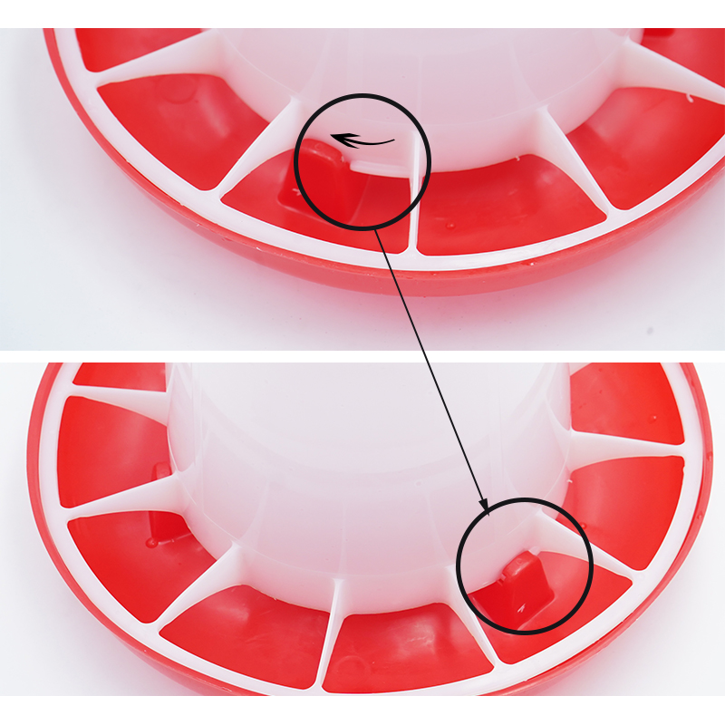 2st 6 kg kycklingdrinkare/matare tuppen höna dricka vattenkokare matningsanordning gård djurfjäfäfodervattenförsörjning