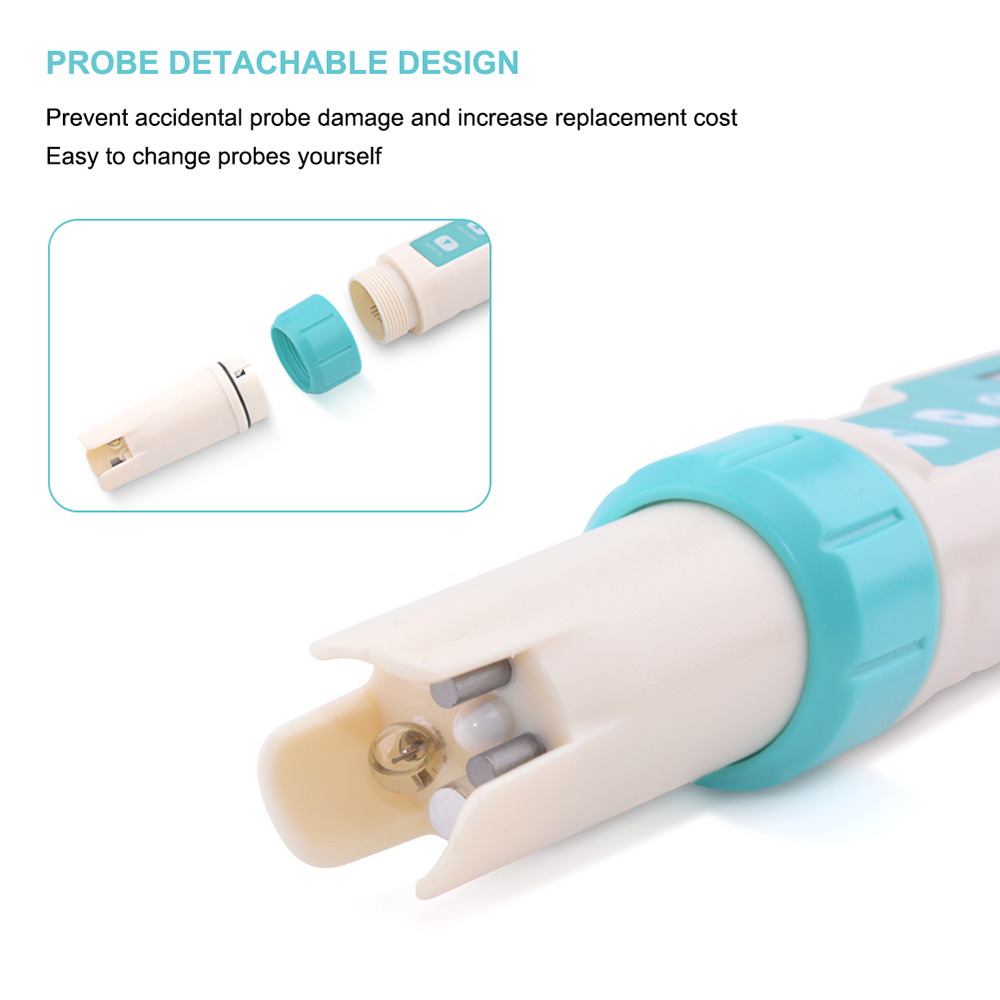 7 in 1 pH/TDS/EC/ORP/S.G/Salinità/Temperatura Tester di qualità dell'acqua tascabile multi-parametro piscine Acquari l'acqua potabile