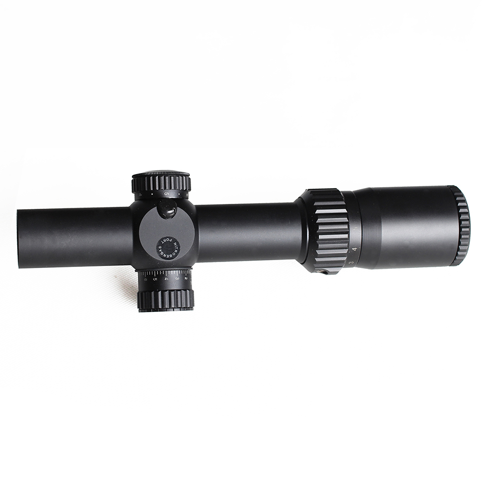 BM WA 1-5x24 IR 1/2 MOA MOA Optic Optic Sight Angle largo Red Dot Illumined Rifle Scope com Mount for Hunting Shooting Gun