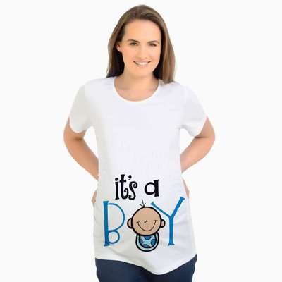 Maternity Set Vêtements Baby English Printing Maternity T-shirt Summer Maternity Short Sleeve Factory Direct Ventes