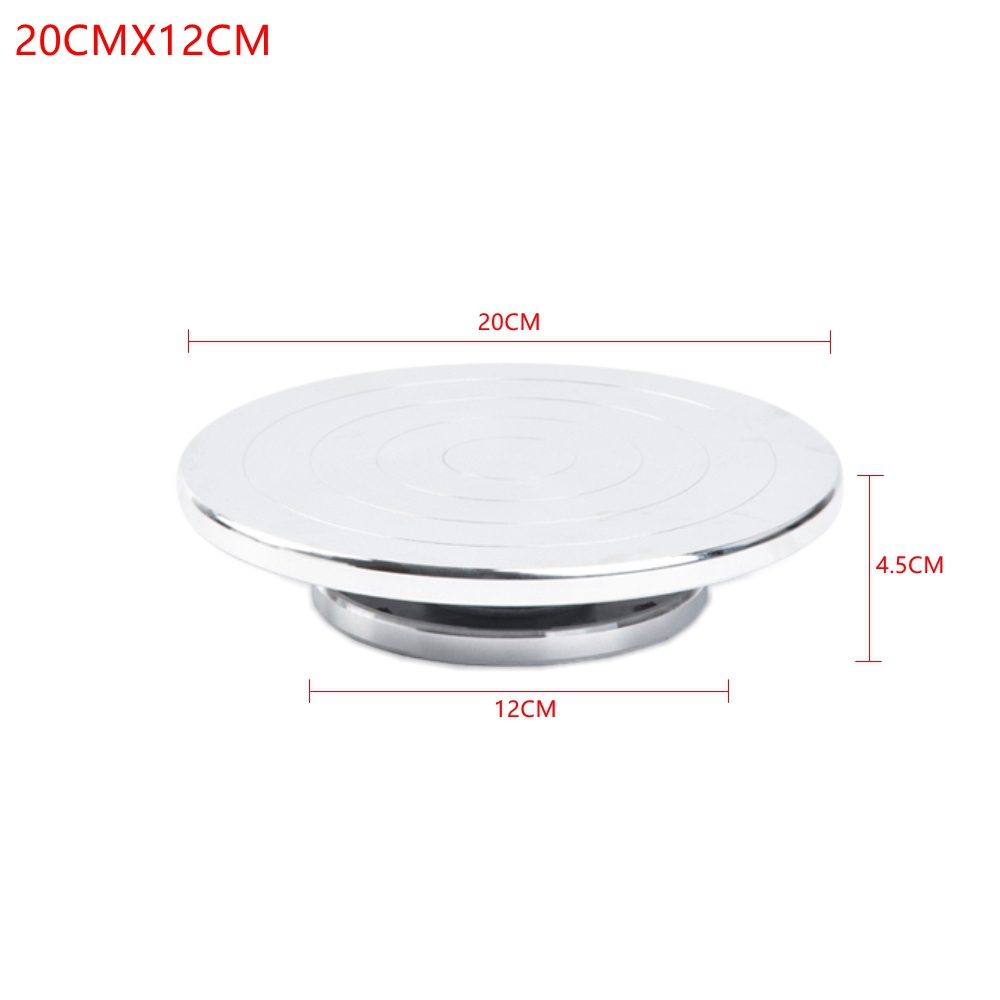 15-30CM Double Face Use Aluminum Alloy Turntable for Ceramic Clay Sculpture Platform Pottery Wheel Lazy Susan Rotating Tools