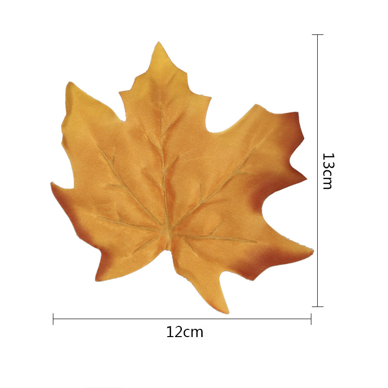 Artificial Plants Leaves Silk Maple Leafs Fake Tree Foliage Autumn Plant Wall For Home Party Halloween Christmas Decor