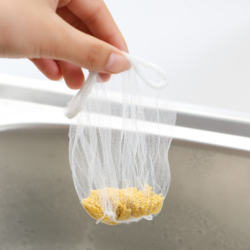 Kitchen Filter Sink Trash Strainer Bag Prevent Net Mesh Kitchen Anti Clogging Bathroom Strainer Wash Basin Bag Accessories