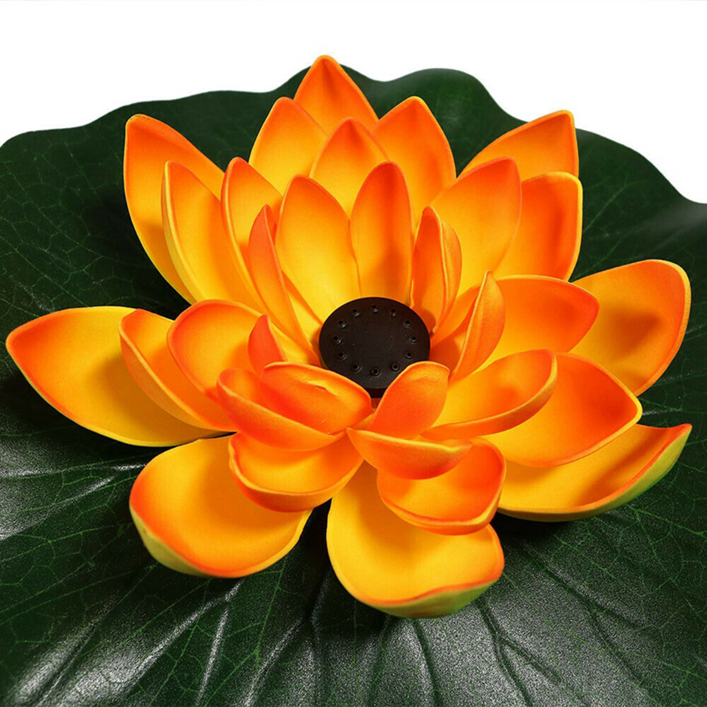 Solar Lotus Flower Fountain Water Pump Courtyard Landscape Garden Pond Decor Lotus Flower Shape Solar Power Fountain