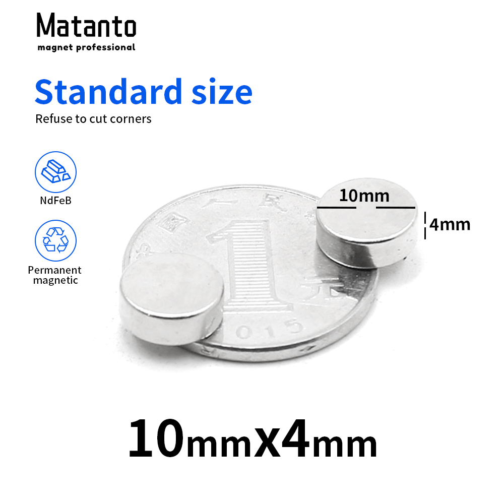 10/20/50/100/150/10x4 mm Disque Strong puissant aimants magnétiques N35 10x4 mm Small Round Neodyme Permanent Magnet 10 * 4