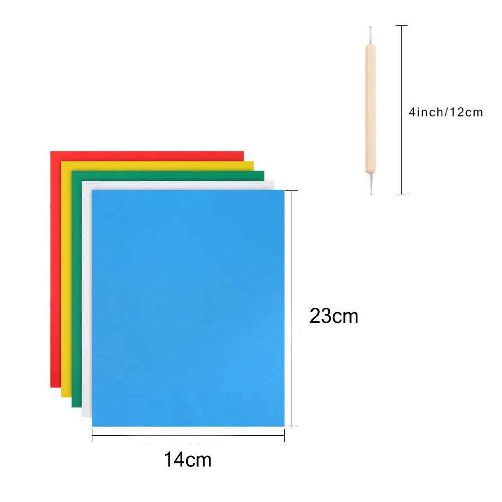 Stickmuster Transferpapier mit Präge Stift wasserlösliche Verfolgungspapier Kreuzstich Zeichnung für das Nähen zu Hause