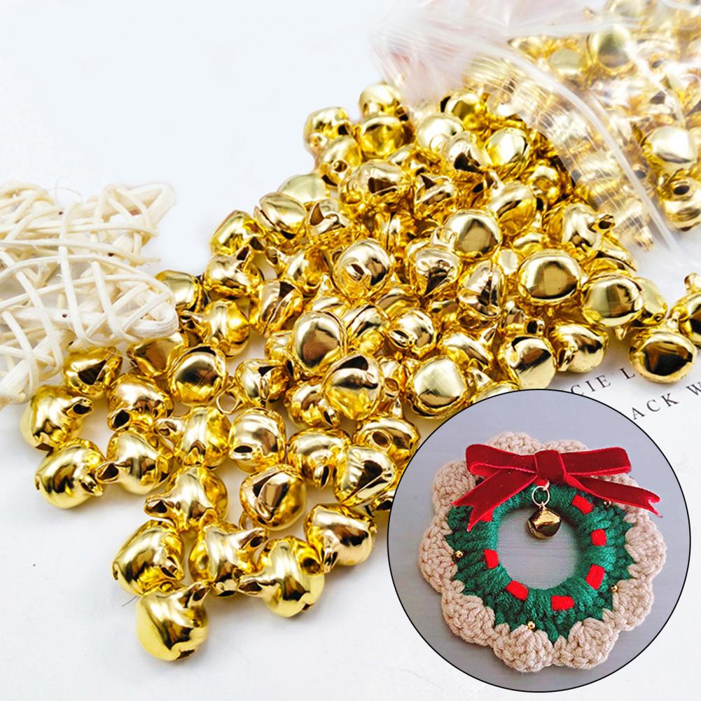 6mm明るい色のクリスマスベル目を引くメタル風のチャイム装飾ベルパーティー用品