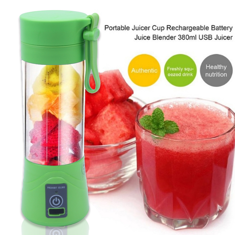 Portable Blender, USB Mixer, Electric Juicer Machine, Smoothie Blender, Mini Food Processor, Personal Cup, Juice Blenders