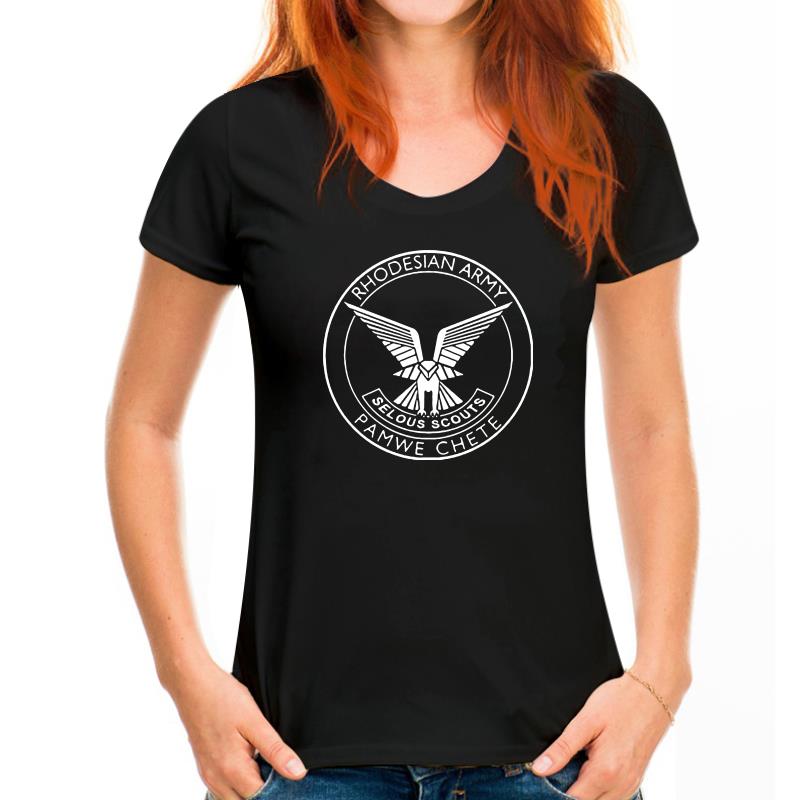 Grappige kleding Rhodesian Zimbabwe Army Selous Scouts Pamwe Chete Special Forces Grafische T -shirts Zomer Women Men Cool T -shirt