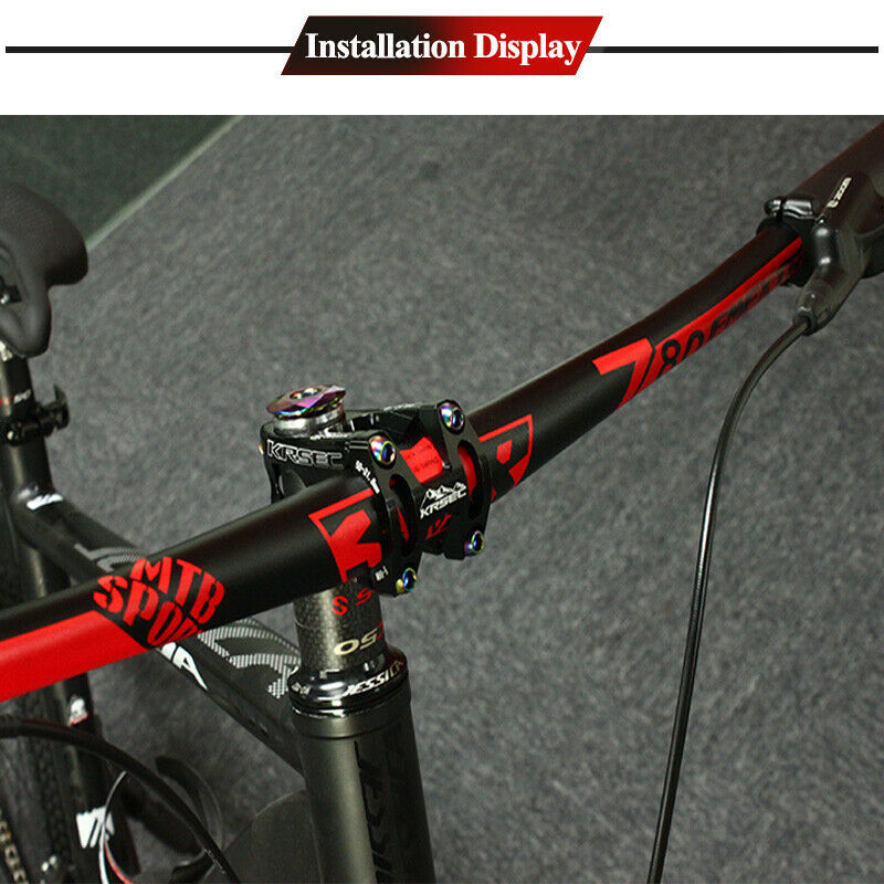 FMFXTR MTB BICYCLE MULHEBAR 780*31,8mm Brace de bicicleta de corrida de corrida com caule de bicicleta de 50 mm 1-1-1/8 