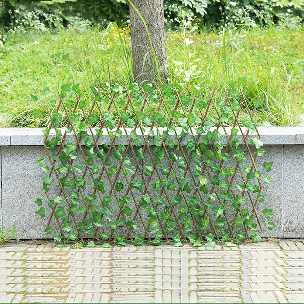 Clôture de jardin en bois Écran d'intimité rétracte