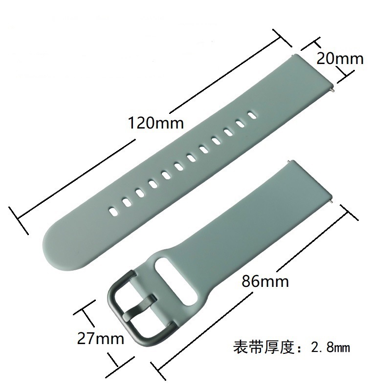 Silikonowa bransoletka smartwatch do Amazfit GTS4 GTS2 Pasek Mini Watchband 20 mm dla Amazfit GTS 4 3 2 2e/Amazfit Bip 3/S/U Pro Band