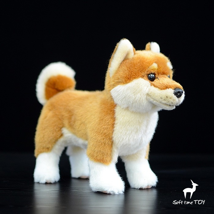 Cine Lifele -Ceca Terrier Doll Shiba Inu Collie Samoyed Model Miniatura Miniatura SCHNAUZER DOG PLUSH giocattoli