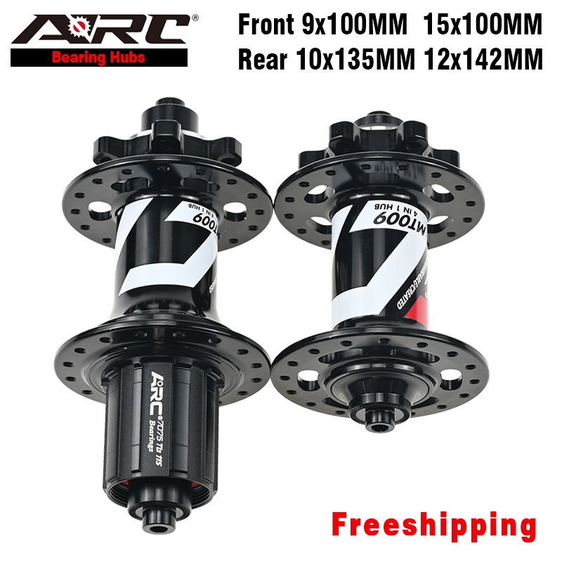 ARC Hub Dağ Bisiklet Hub 009 Hg / MS / XD 32 Delikler 6 Disk Cıvatası J-Bend MTB Hub NBK Disk Yatakları Çevrim Tekerlek Rim Hub HG 12 Hız