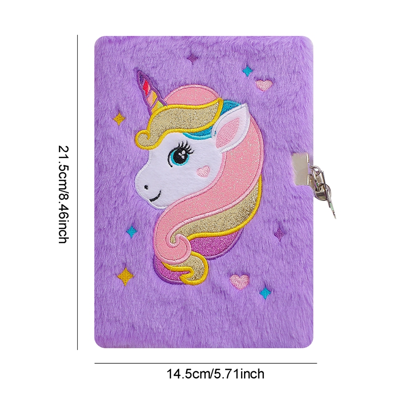 A5 Plux Unicorn Notebook avec verrouillage mensuellement hebdomadaire quotidien de planificateur de planifications journaux note de parenthèse de planificateur.