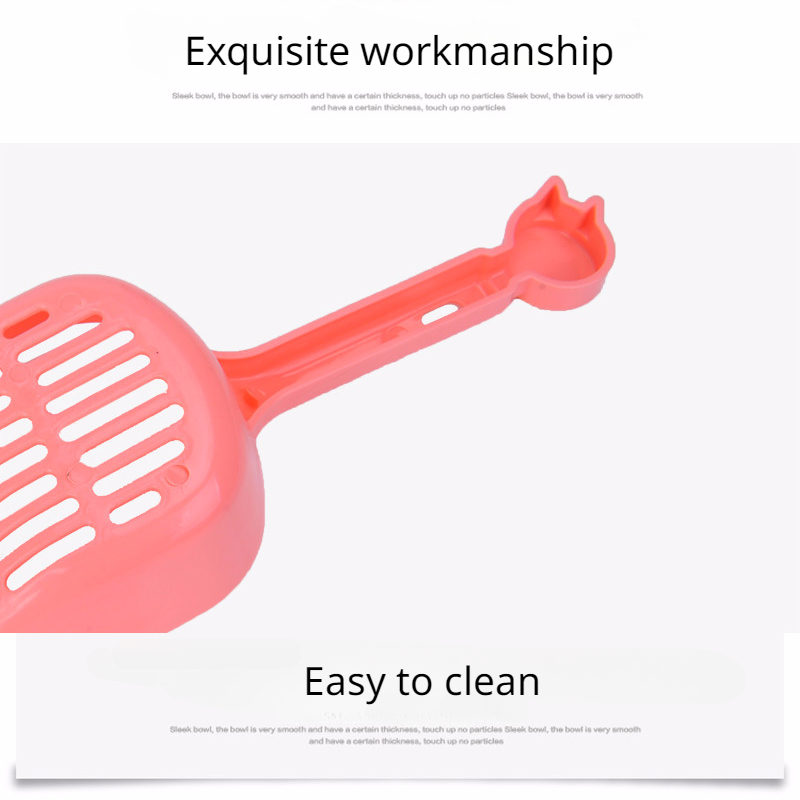 Big Thick Cat Litter Shovel Pet Cleaning Tool Plastic Cat Sand Toilet Cleaning Spoons Cat Scoop Poop Shovel Waste Tray