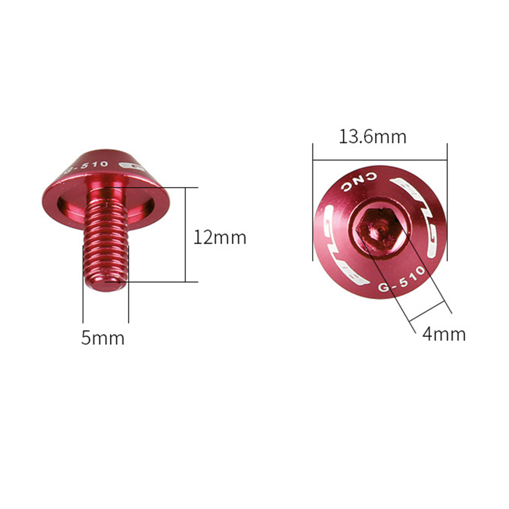 1-GUB Water Bottle Cage Bolts G-510 Bicycle Bike Kettle Rack Fixed Screws Biking Bicycle Accessories Cycling Parts