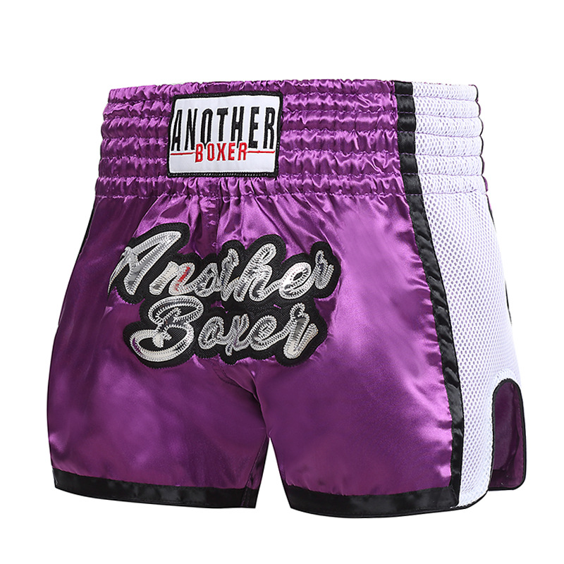 MMA Muay Thai Kickboxing Shorts cool Boxing Trunks for Men Women Breathable Sanda Fight Training Kids Garçons filles Short-Pant