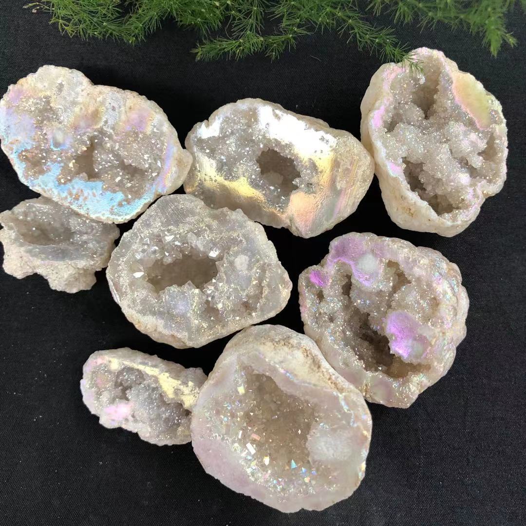 Natural Quartz Crystal Cluster, Geode Minerals Specimen, Wealth Gifts, Natural Color, Agate, 10-40G