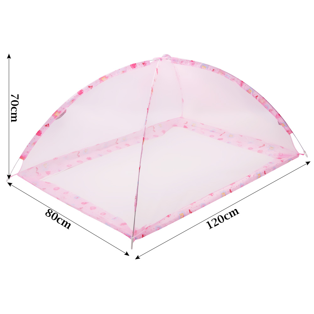 Bambini pieghevoli neonati la camera da letto estate reti da letto a baldacchino a cupola tenda a maschera in tessuto in rete bordo decorazione prevenzione degli insetti