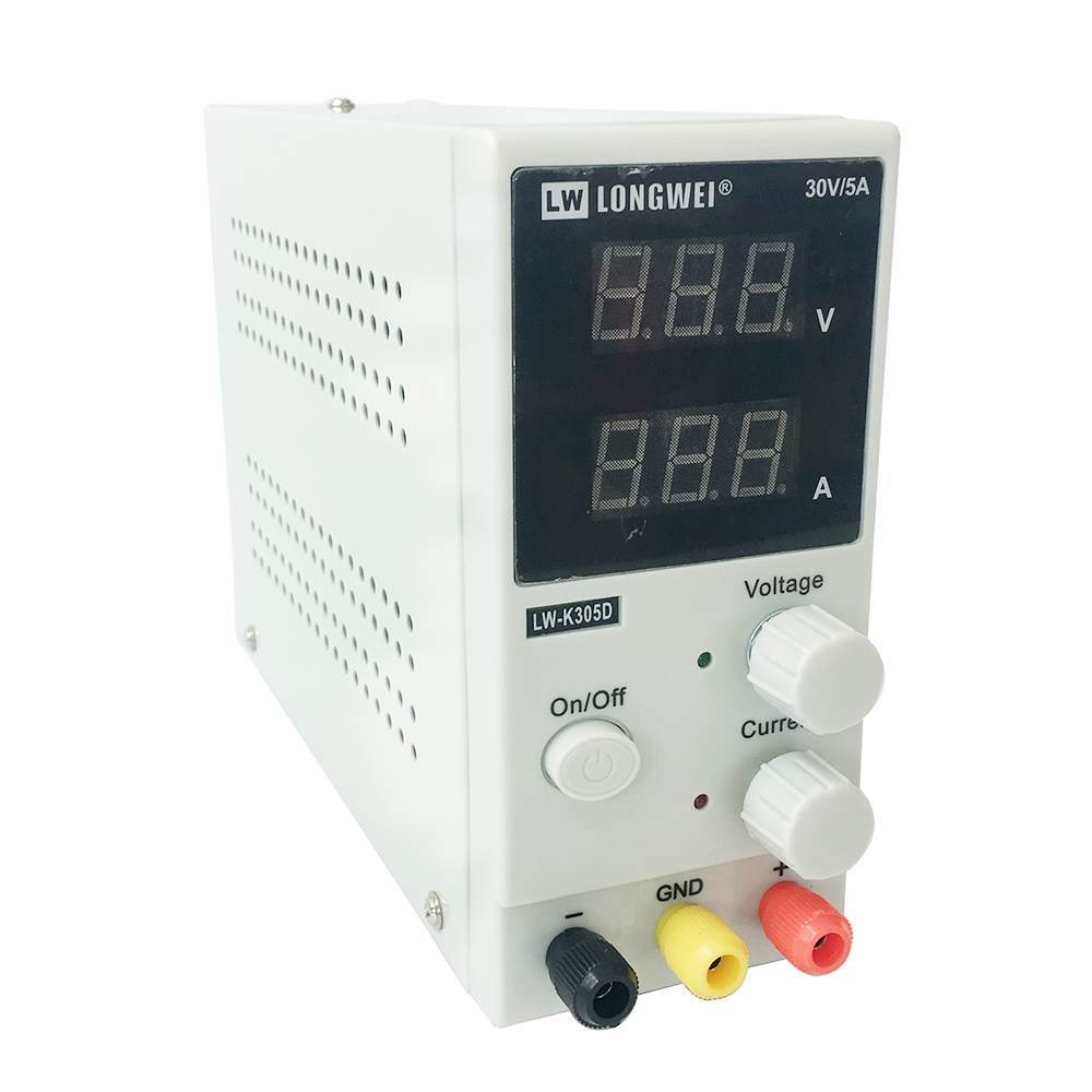 Växla DC strömförsörjningsspänningsregulatorer LW-K305D 0-30V 0-5A Laboratorium 110V-220V Digital display justerbar strömförsörjning