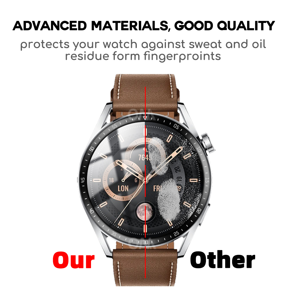 20D Protective Film For Huawei Watch GT 3 GT3 2 42mm 46mm 3 Pro Smart Watch Soft Screen Protecto Cover Accessories Not Glass