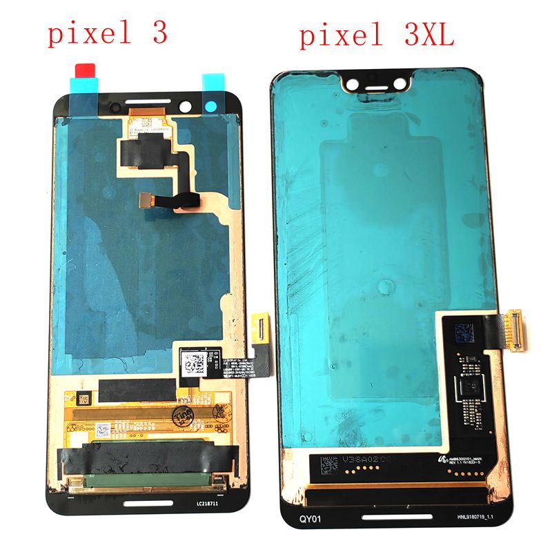 AMOLED pour Google Pixel 3 4 3xl 5 6 6 6 6Pro Écran d'affichage LCD + Pièces de remplacement de numériseur en verre tactile