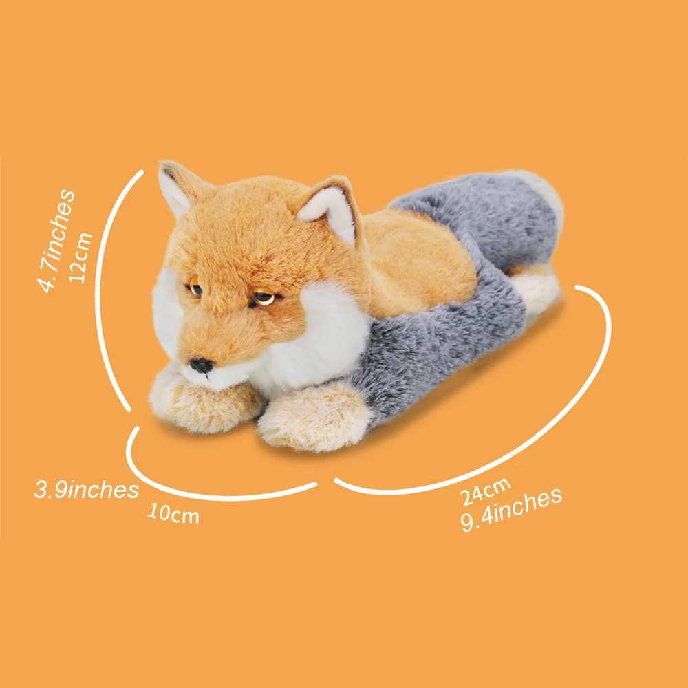 Pluszowe lalki Xizang Fox Pluszowe Płaskie makarony Bransoletka Xizang Fox Snap Bransoleta Plush Plush Toys J240410