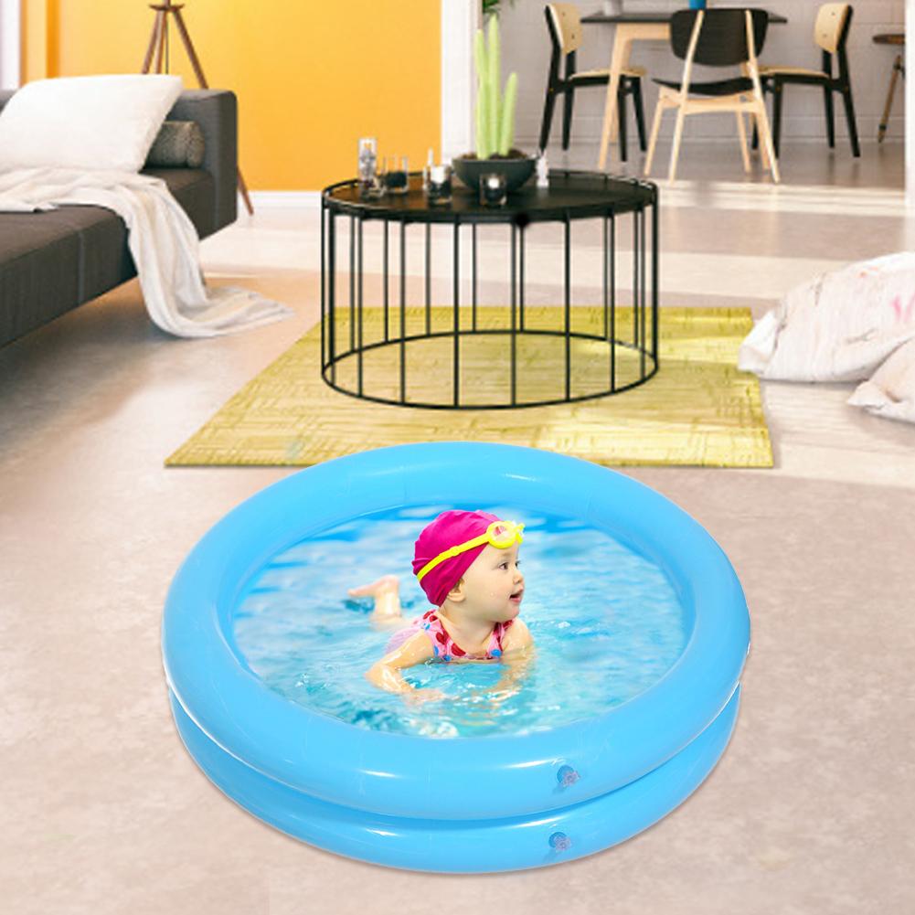 유용한 수영장 두꺼운 얕은 수영장 여름 물 장난감 파티 파티 공급 아기 어린이를위한 연한 파란색 성인 65x65cm